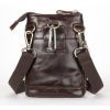 Сумка Vintage Через плечо мужская Коричневая (20097) изображение 5