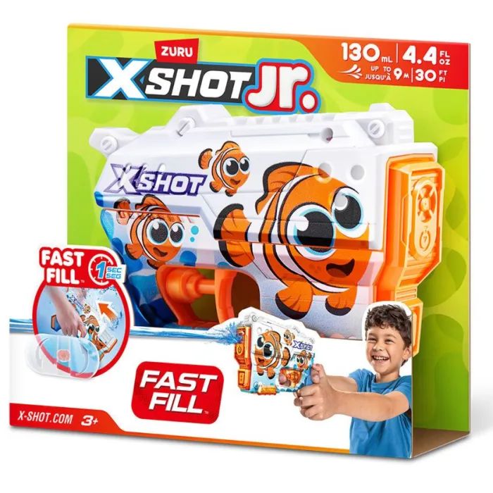Іграшкова зброя Zuru X-Shot Водний бластер Junior Fast-Fill Рибка (118143A) зображення 3