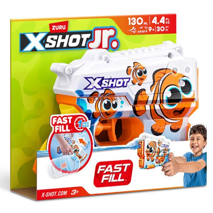 Іграшкова зброя Zuru X-Shot Водний бластер Junior Fast-Fill Рибка (118143A) зображення 4