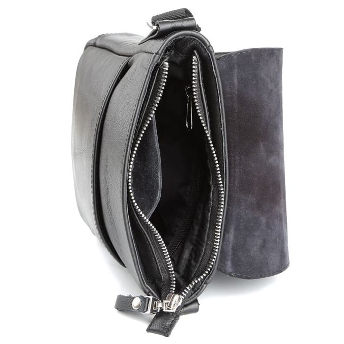 Сумка Shvigel Мессенджер Черная (00964) изображение 9