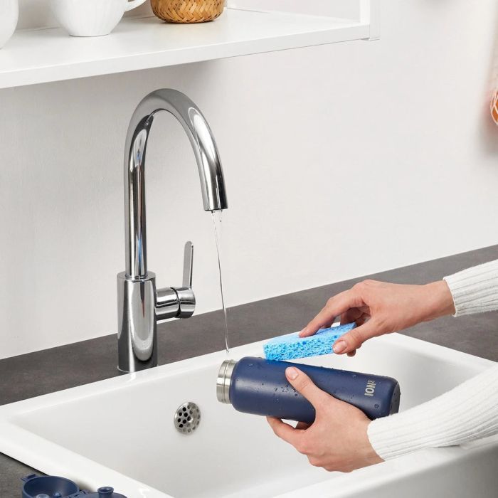 Пляшка для води ION8 OneTouch Vacuum Insulated 500 мл Navy (I8TS500NAVY) зображення 5