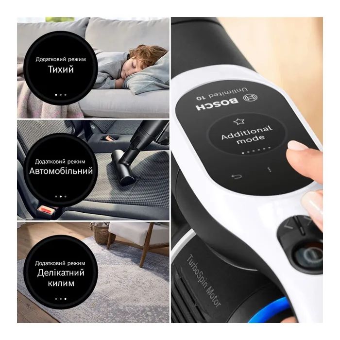 Пилосос Bosch BCS1041WAC зображення 2