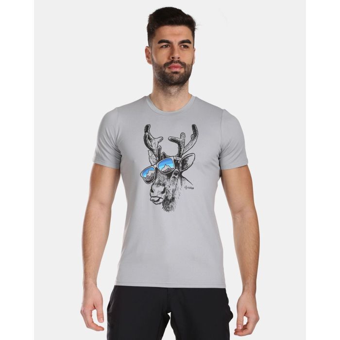 Футболка Kilpi Lismain-M light grey - XL - світло-сірий (024.0715)