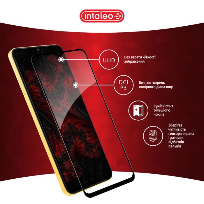Скло захисне Intaleo Full Glue Xiaomi Poco M5 Black (1283126545092) зображення 4
