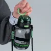 Поильник-непроливайка Kite 700 мл, чорно-зелена (K25-1218-2) изображение 8