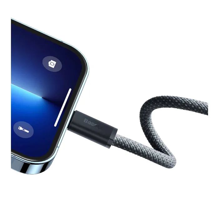 Дата кабель USB-C to Lightning 1.0m Dynamic Fast Charging 20W slate gray Baseus (CALD000016) изображение 3