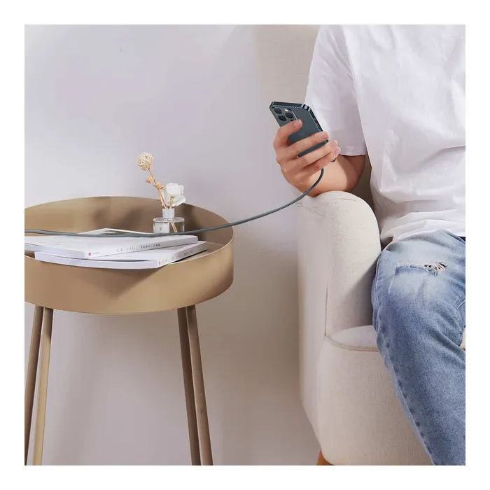 Дата кабель USB-C to Lightning 1.0m Dynamic Fast Charging 20W slate gray Baseus (CALD000016) изображение 6