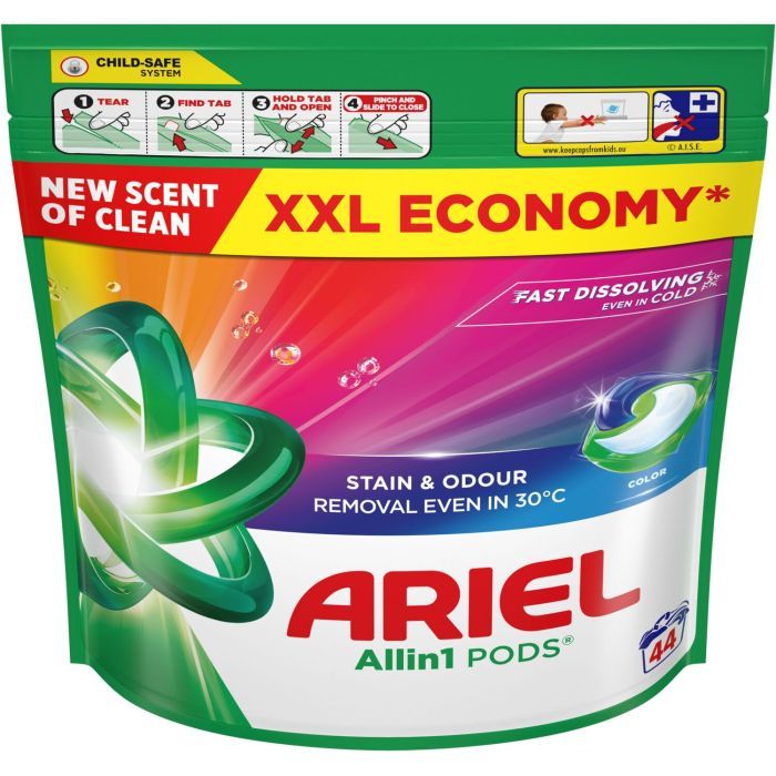 Капсулы для стирки Ariel Pods All-in-1 Color Для цветного 44 шт. (8700216764544)