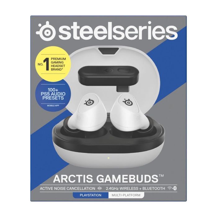 Навушники SteelSeries Arctis GameBuds Bluetooth White (61682) зображення 5