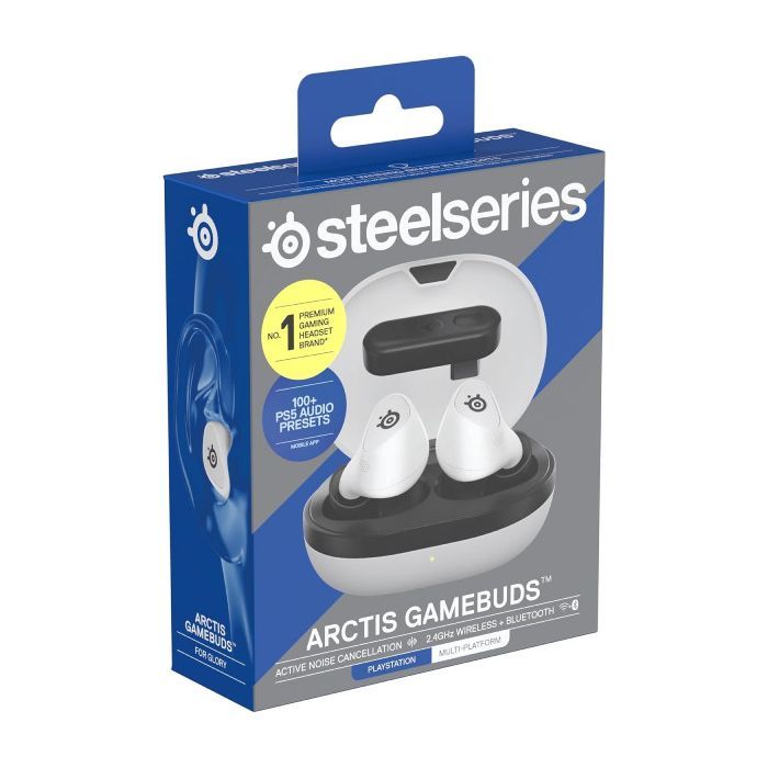 Навушники SteelSeries Arctis GameBuds Bluetooth White (61682) зображення 6