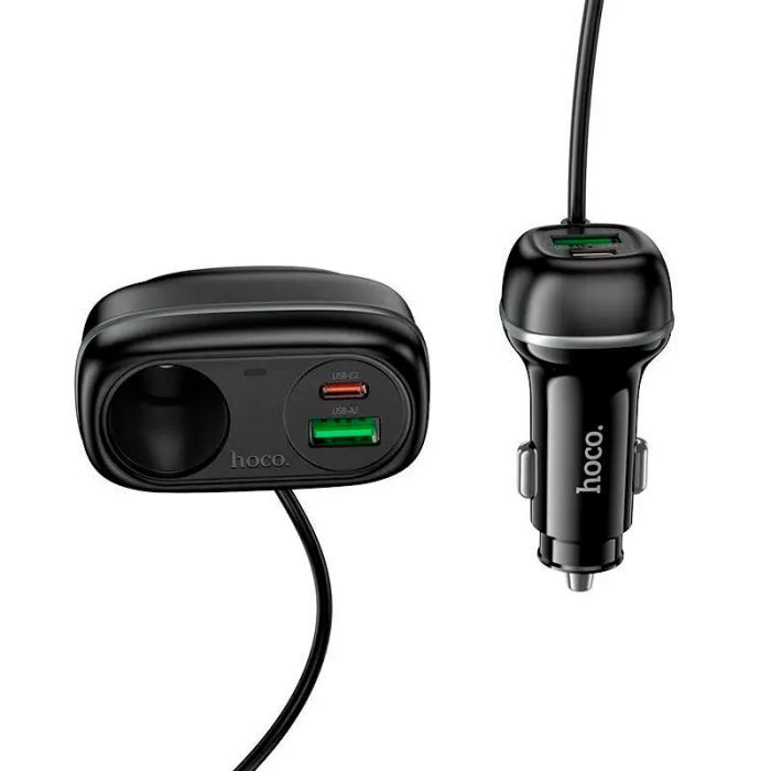 Зарядний пристрій HOCO HOCO Z59A Rank 96W 2xUSB + 2xUSB Black (6942007641517) зображення 4