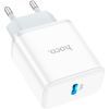 Зарядний пристрій HOCO C104A Stage USB-C PD20W White (6931474782892) зображення 3