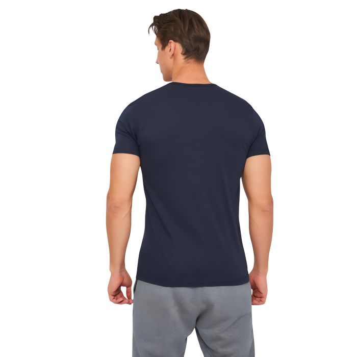 Футболка Kappa T-shirt Mezza Manica Scollo V K1315 BluNavy темно-синій XL (8052394816363) зображення 2