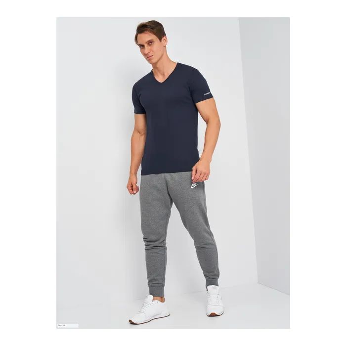 Футболка Kappa T-shirt Mezza Manica Scollo V K1315 BluNavy темно-синій XL (8052394816363) зображення 3