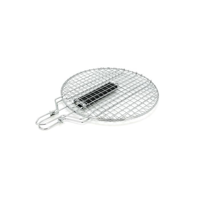 Решётка для гриля Voltronic складана кругла 28x28 см, ручка 27cm (YT-GR33-O) изображение 4