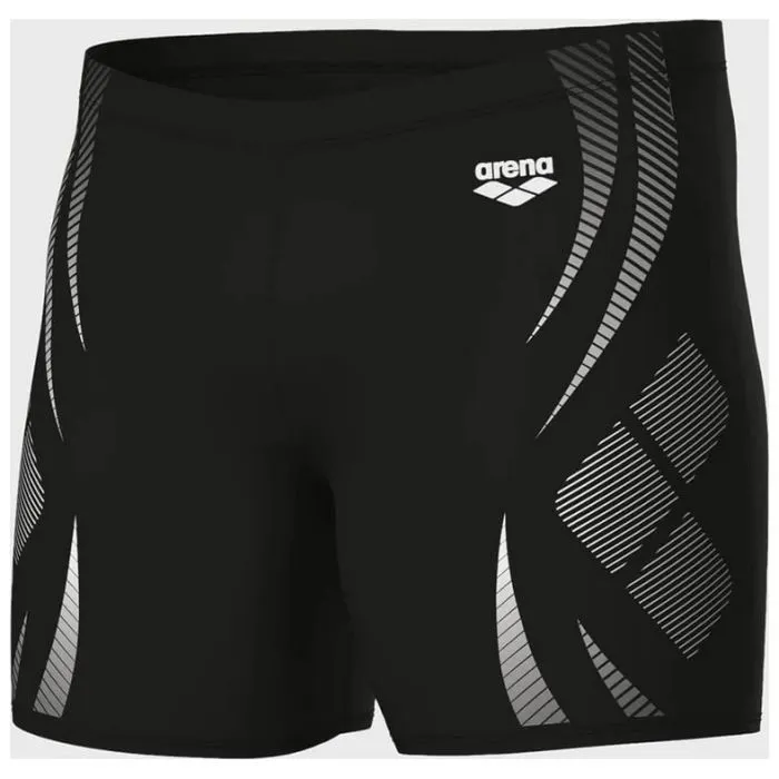 Плавки Arena Poseidonia Swim Mid Jammer 009091-501 чорний, білий 90 (3468337537274) изображение 7