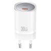Зарядний пристрій XO CE20 33W USB-C PD30W/PPS33W White (CE20_White)