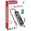 Концентратор Promate USB-C 7-in-1 Promate transhub-lite (transhub-lite) изображение 9