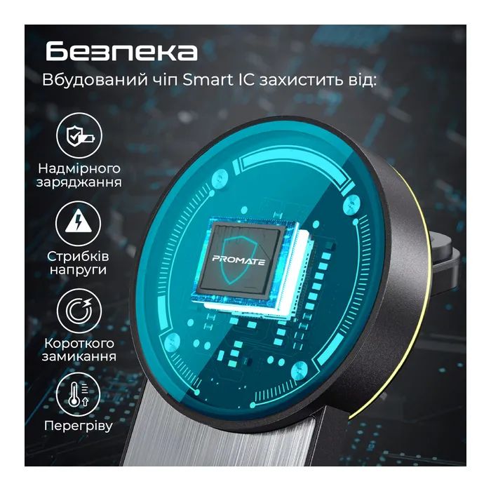 Зарядное устройство Promate wireless charger transfold (transfold) изображение 6