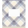 Зошит Школярик Plaid pattern 12 аркушів лінія (012-3345L)