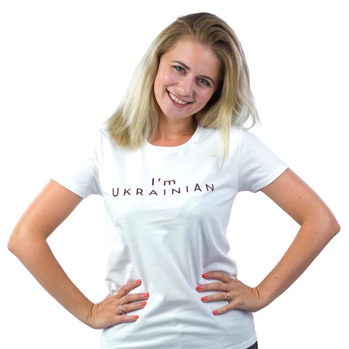 Футболка Sol's Pioneer Women I'am Ukrainian білий M (03579102/138M)