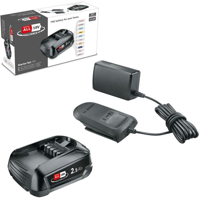 Набор аккумулятор + зарядное устройство Bosch 18V Alliance , 2.5Ah, ЗУ GAL 18V-20 (1.600.A02.625) изображение 2