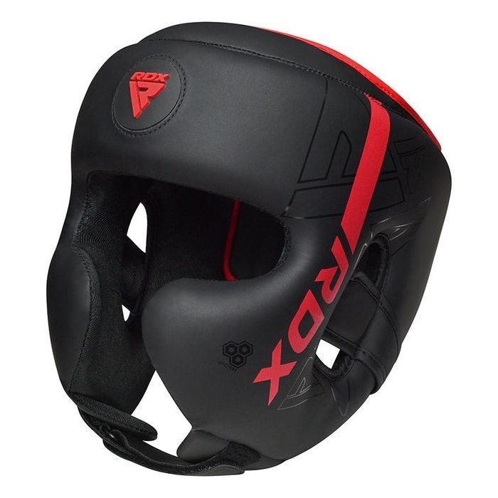 Боксерський шолом RDX F6 KARA Matte Red XL (HGR-F6MR-XL) зображення 3