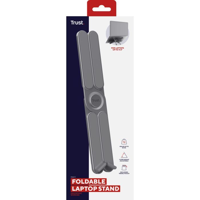 Подставка для ноутбука Trust Macy 17", gray (25647_TRUST) изображение 11
