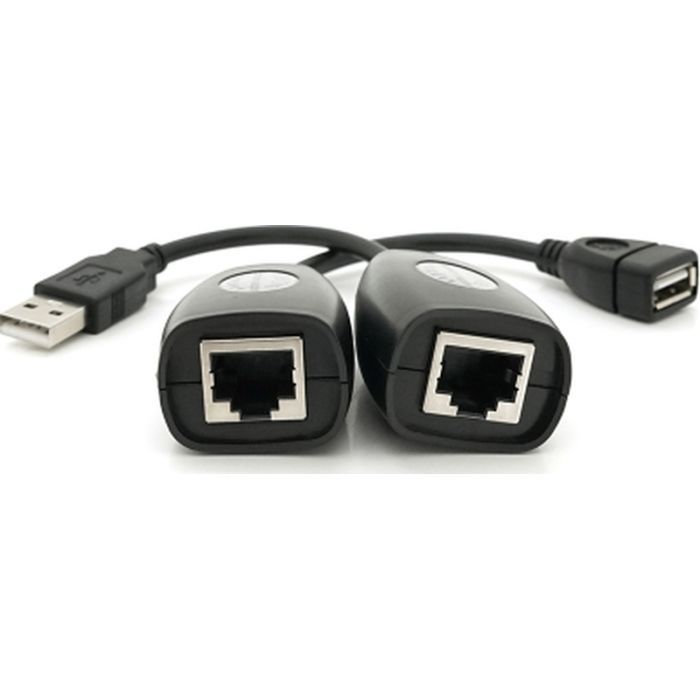 Адаптер Voltronic USB extender 50 m RJ-45 to USB AF (YT-EC USB-RJ-45/M+RJ-45) зображення 2