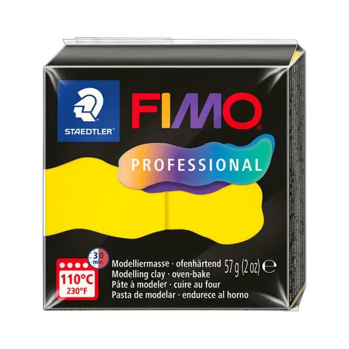 Пластика Fimo Professional, Жовта, 57г (4007817163412)