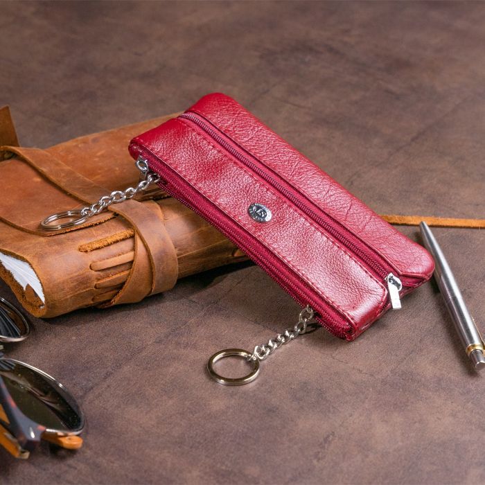 Кошелек ST Leather Бордовый (19352) изображение 8