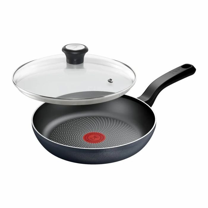 Сковорода Tefal So'' Light 28 см, алюміній, бакеліт, скло, чорний (H0560642_SET)