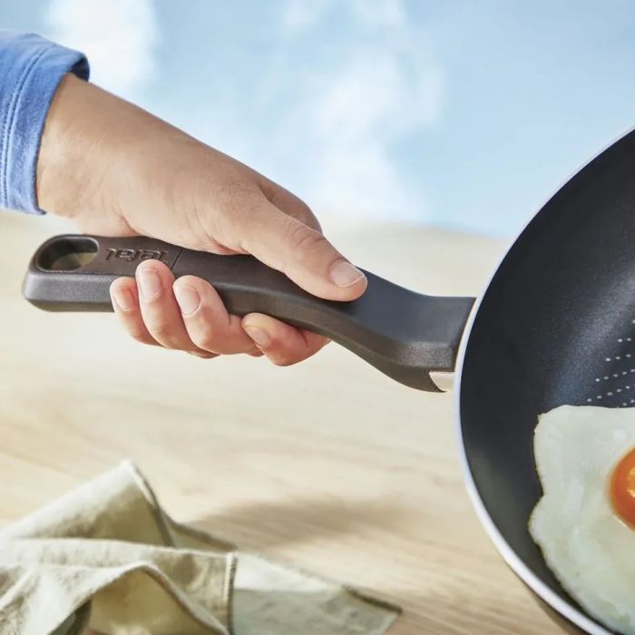 Сковорода Tefal So'' Light 28 см, алюміній, бакеліт, скло, чорний (H0560642_SET) изображение 9