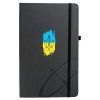 Ручка кулькова Parker IM 17 UKRAINE Black GT BP Тризуб фігурний на тлі прапора + блокнот+подар.упаковка GIFT24 (22032b24_T1026u) зображення 5