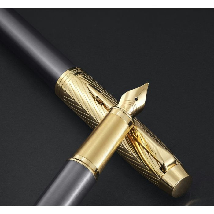 Ручка перьевая Parker IM 17 Premium SE Pioneers GT  FP F (25 511) изображение 7