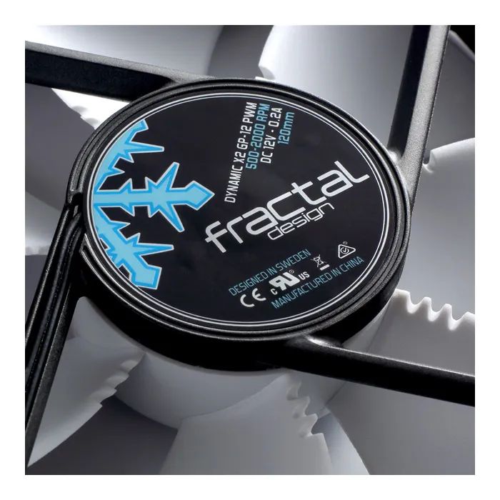 Кулер до корпусу Fractal Design Dynamic X2 GP-12 PWM (FD-FAN-DYN-X2-GP12-PWM-WT) зображення 3