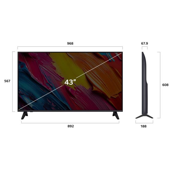 Телевізор LG 43QNED70A6A зображення 4