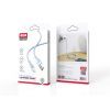 Дата кабель USB 2.0 AM to Lightning 1.0m 2.1A silicone blue XO (NB208-L-1-BL) изображение 3
