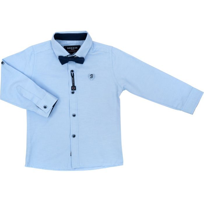 Рубашка детская Breeze с бабочкой (G-454-98B-blue) > цены в Киеве и Украине Рубашка детская Breeze с бабочкой (G-454-98B-blue)