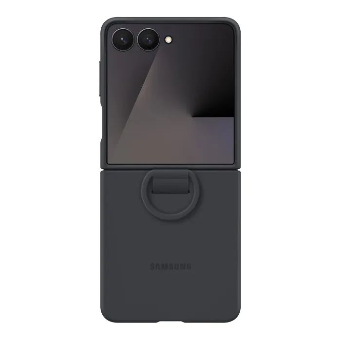 Чохол до мобільного телефона Samsung Silicone with Ring Galaxy Flip 7 Black (EF-PF766TMEGUA)