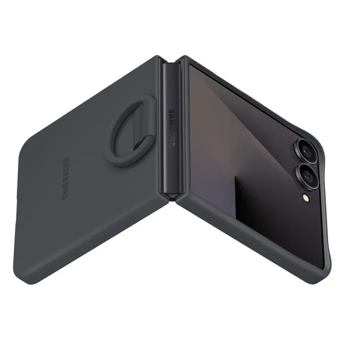 Чохол до мобільного телефона Samsung Silicone with Ring Galaxy Flip 7 Black (EF-PF766TMEGUA) зображення 2
