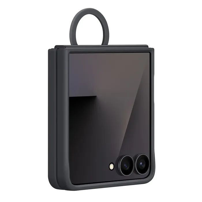 Чохол до мобільного телефона Samsung Silicone with Ring Galaxy Flip 7 Black (EF-PF766TMEGUA) зображення 4