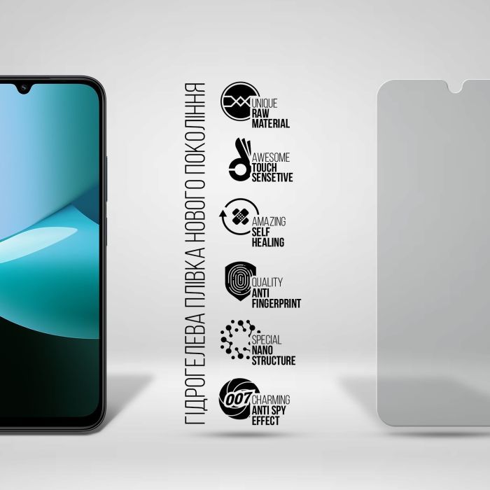 Пленка защитная Armorstandart hydrogel Anti-spy Xiaomi Redmi 15C 4G (ARM85452) изображение 2