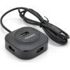 Концентратор VEGGIEG USB 2.0 to 4xUSB 1.0m black (V-U2409)