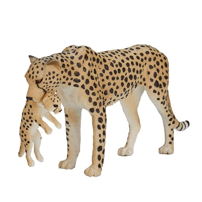 Фигурка Mojo Cамка гепарда с детенышем (387167) изображение 3