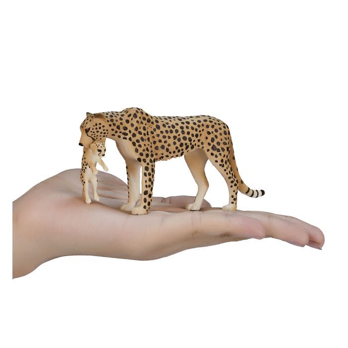 Фигурка Mojo Cамка гепарда с детенышем (387167) изображение 6