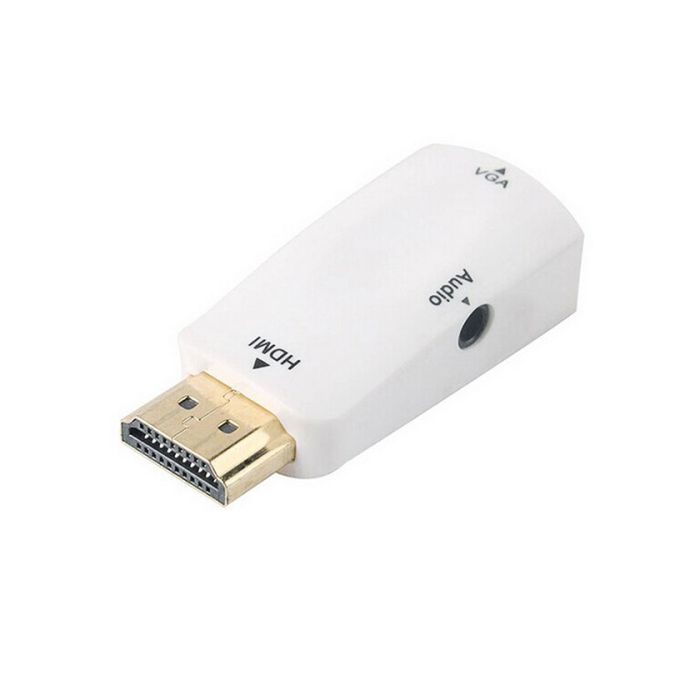 Переходник HDMI M to VGA F white Voltronic (YT-CA-HDMI(M)/VGA(F))