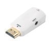 Переходник HDMI M to VGA F white Voltronic (YT-CA-HDMI(M)/VGA(F))