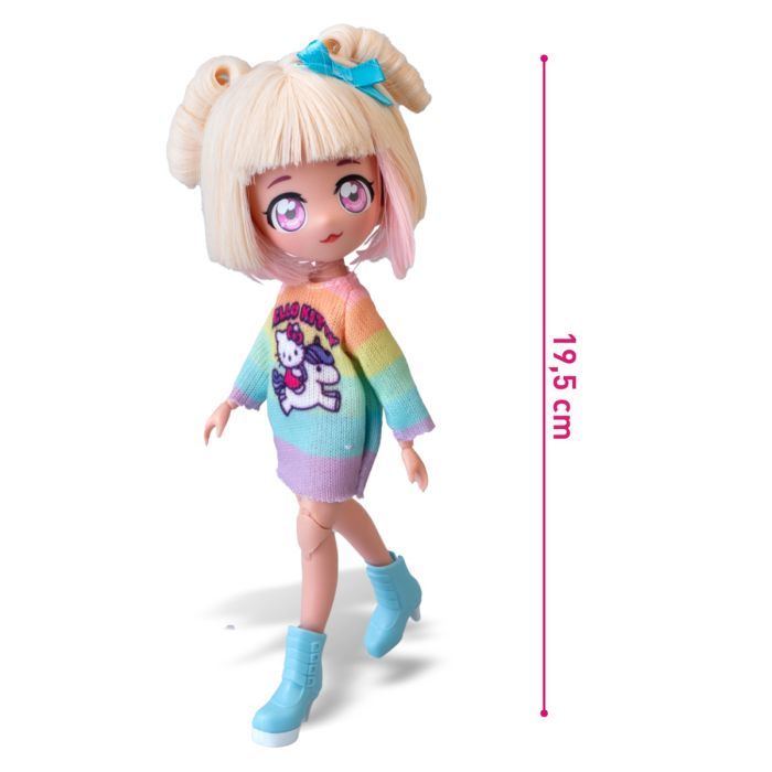 Лялька 4SF Manga Dolls Hello Kitty Стильна Цукерочка-єдиноріг (HKTF2000) зображення 3