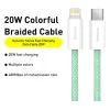 Дата кабель USB-C to Lightning 2.0m 20W green Baseus (CALD000106) изображение 2